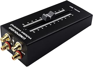 SIMBAE Regulator B061 Passive Preamp Active Speaker Controller RCA Connector 128mm Fader Adjustment Controller Speaker Audio Adjuster