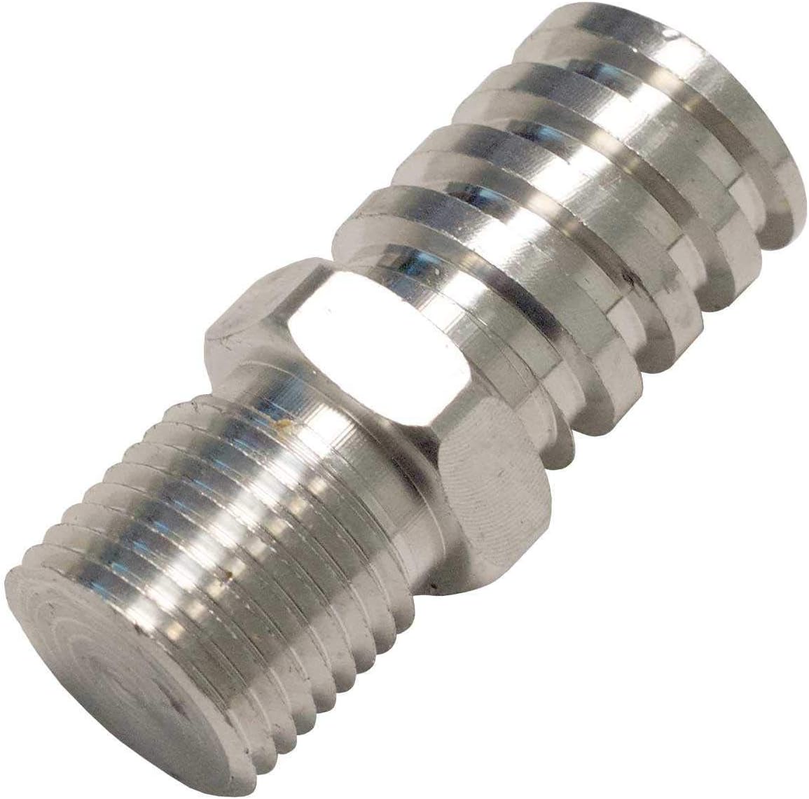 Aluminum Male Coarse Thread Adapter - Converts Drywall Corner Roller Handle to Acme 3/4" Threads