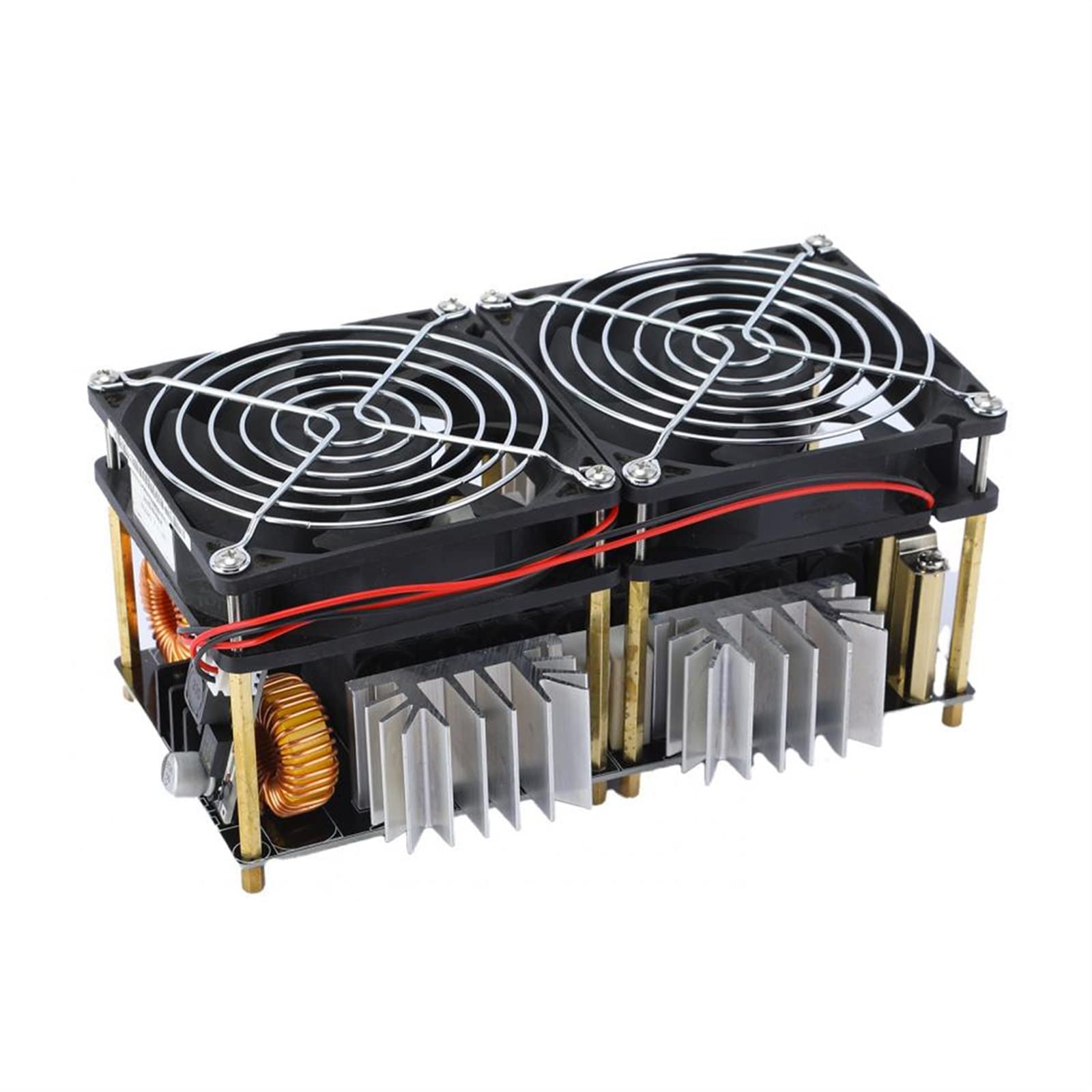 Nagrzewnica Indukcyjna, 2500W 50A DC 12-48V indukcyjna płyta grzewcza ZVS moduł zasilający wysokiej częstotliwości niskiego napięcia sterownik Flyback nagrzewnica cewki(2500W)