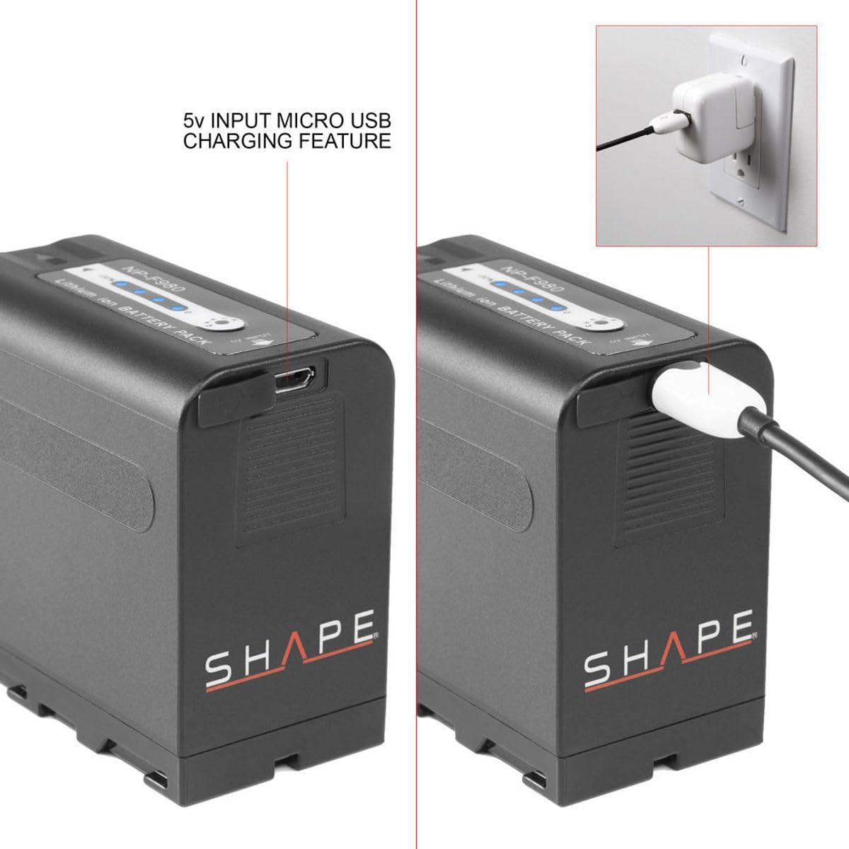 SHAPE NP-F980 Lithium-Ion 7.4V 6600mAh Battery Pack