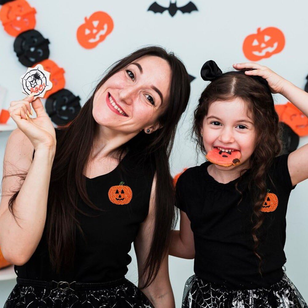 Spilla A Forma Di Zucca Con Strass - Perfecta Per Autunno E Halloween - Foto 8