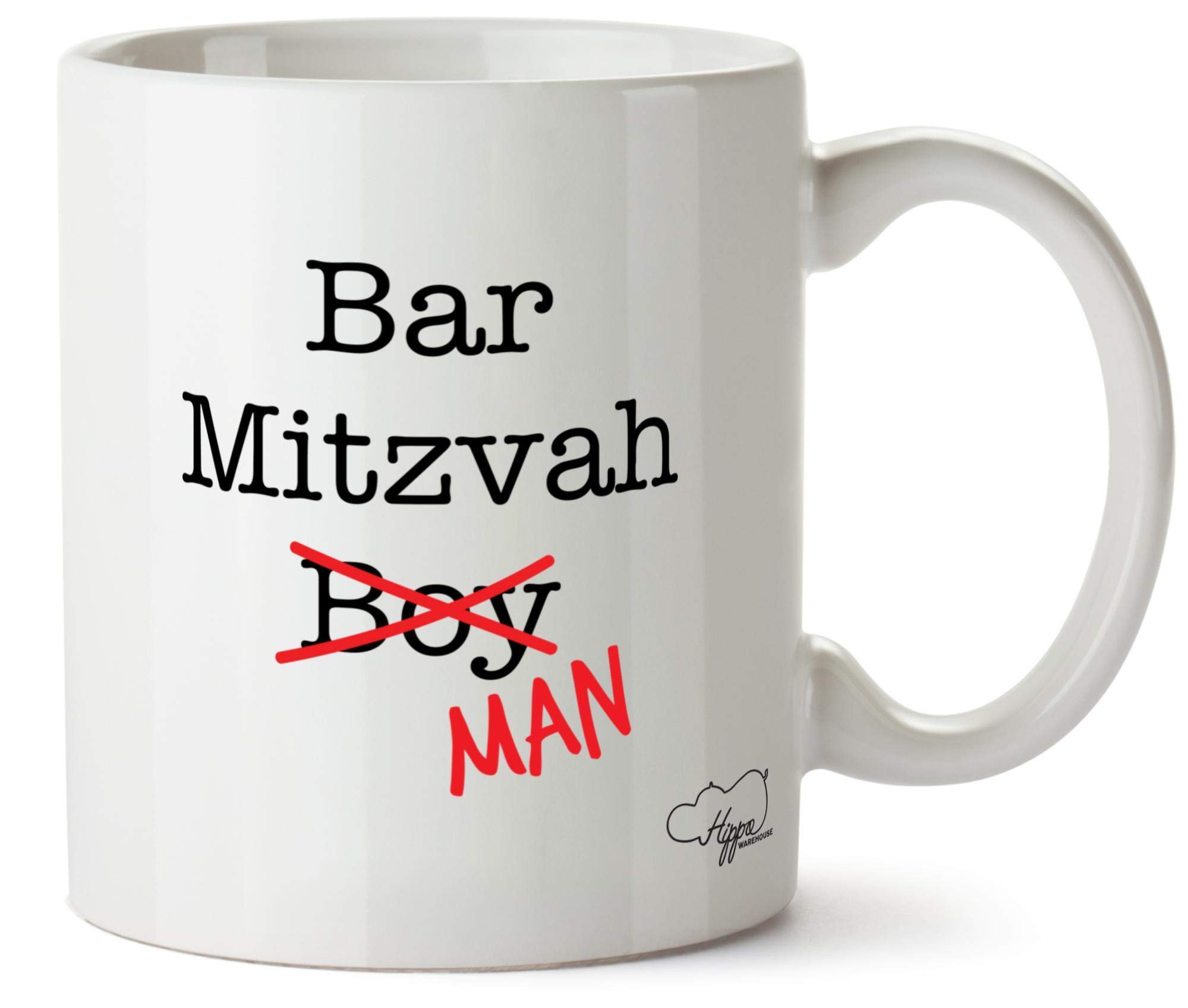 Hippowarehouse Bar Mitzvah Boy Man Printed Mug Cup Ceramic 10oz