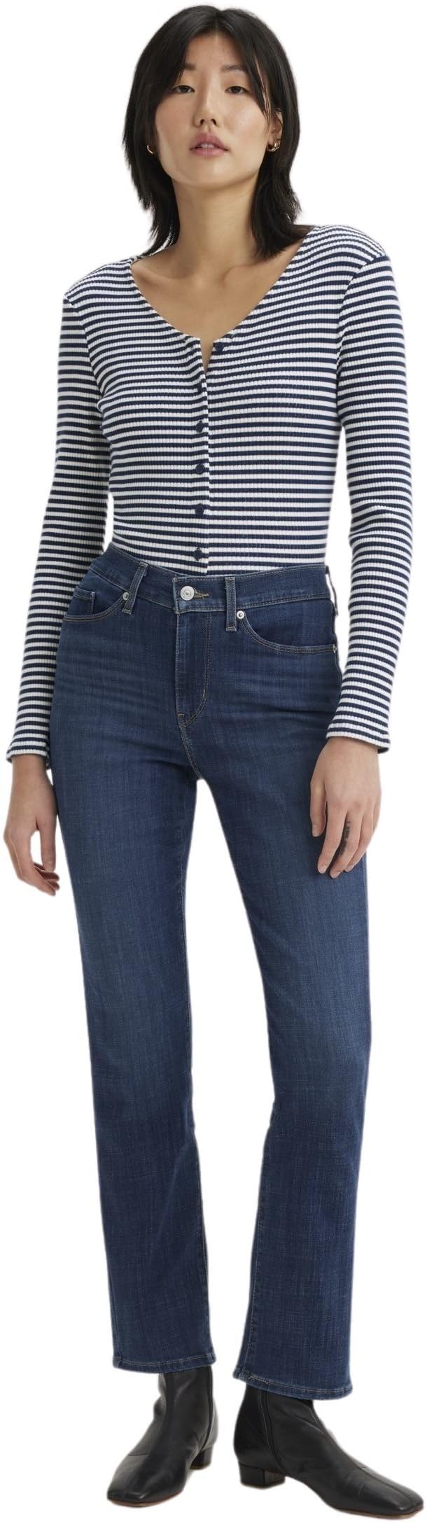 Levi's Damen Jeanshose Classic Mid Rise, Straight Fit