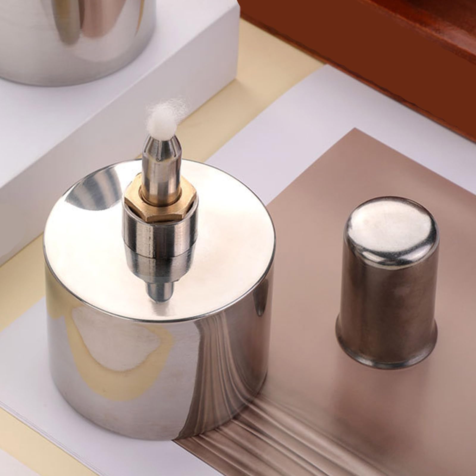 Brûleurs à alcool en acier inoxydable pour laboratoire, chimie, lampe de laboratoire dentaire avec outil de chauffage à mèche