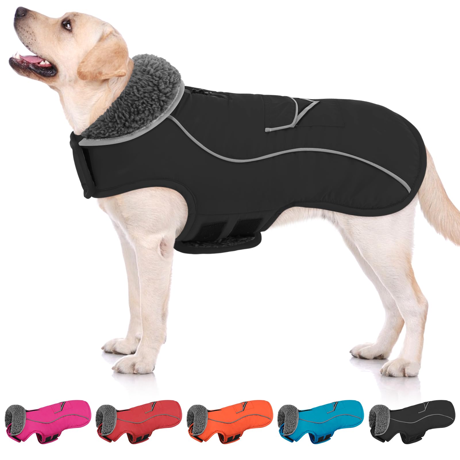 SUNFURA Black Small Dog Jacket