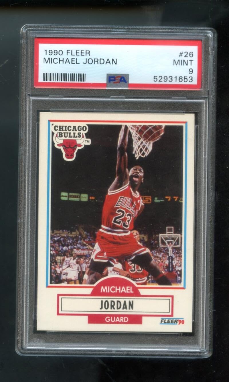最安値 [美品][鑑定PSA-9] 1991 Fleer マイケル ジョーダン PSA 9 MICHAEL JORDAN 1991-92 Fleer ALL-STAR 3D Acrylic