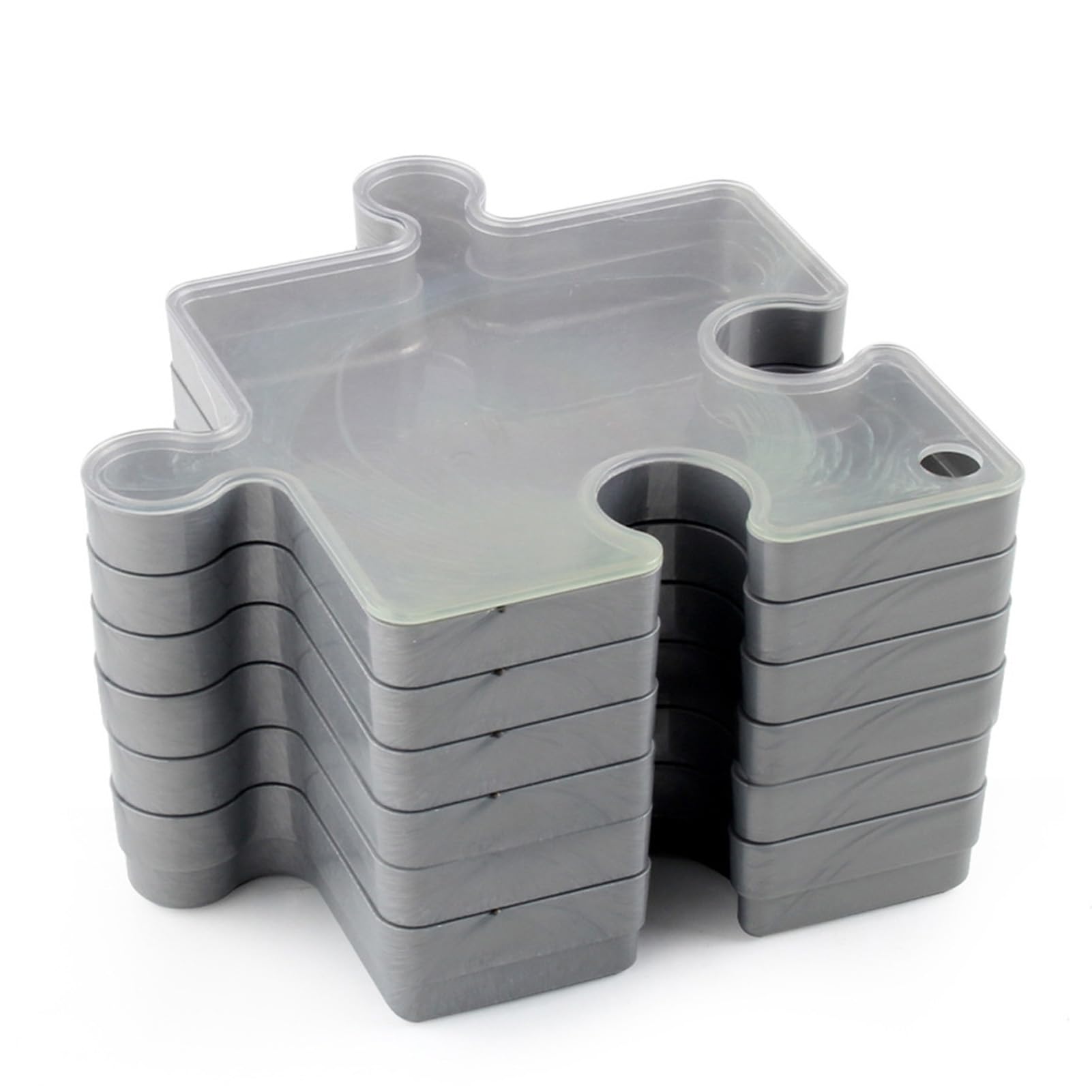 Dudok Stackable Puzzle Sorter, Puzzle Sorting Trays, Sturdy Puzzle Storage Box, Portable Puzzle Sorting Trays, Jigsaw Puzzle Sorting Trays Can Organize And Sort Puzzles Up To 1000 Pieces