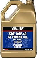 Vista 2 de Yamaha Yamalube 10W-40 - Aceite de motor totalmente sintético HP - 1 cuarto de galón, #LUB-10W40-FS-12