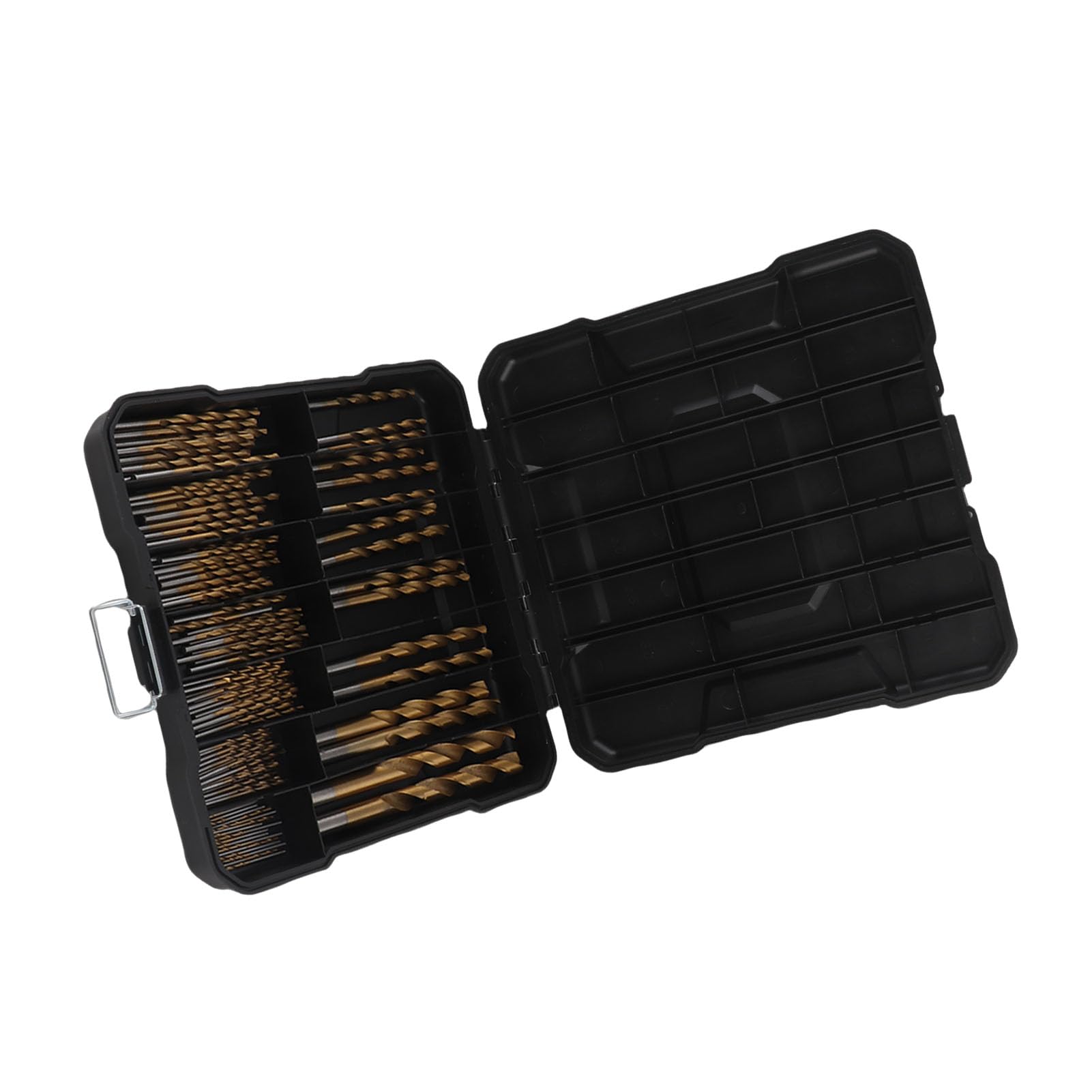 Juego de brocas helicoidales de 99 piezas, taladro manual eléctrico de acero de alta velocidad, broca de vástago redondo de 1,0 a 3,0 mm para metal, madera y plástico