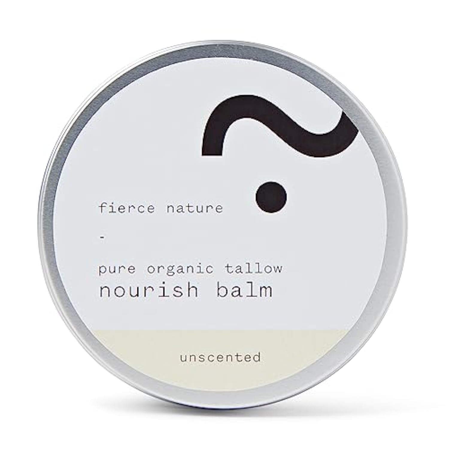 Fierce Nature Nourish Tallow Balm Unscented 120g | Organic, Vitamin-Rich Body & Face Moisturiser | Essential Oil Free