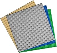 Vista 2 de Lekebaby Placas base clásicas para construcción de ladrillos de construcción, 100% compatibles con las principales marcas placas base de 10 x 10