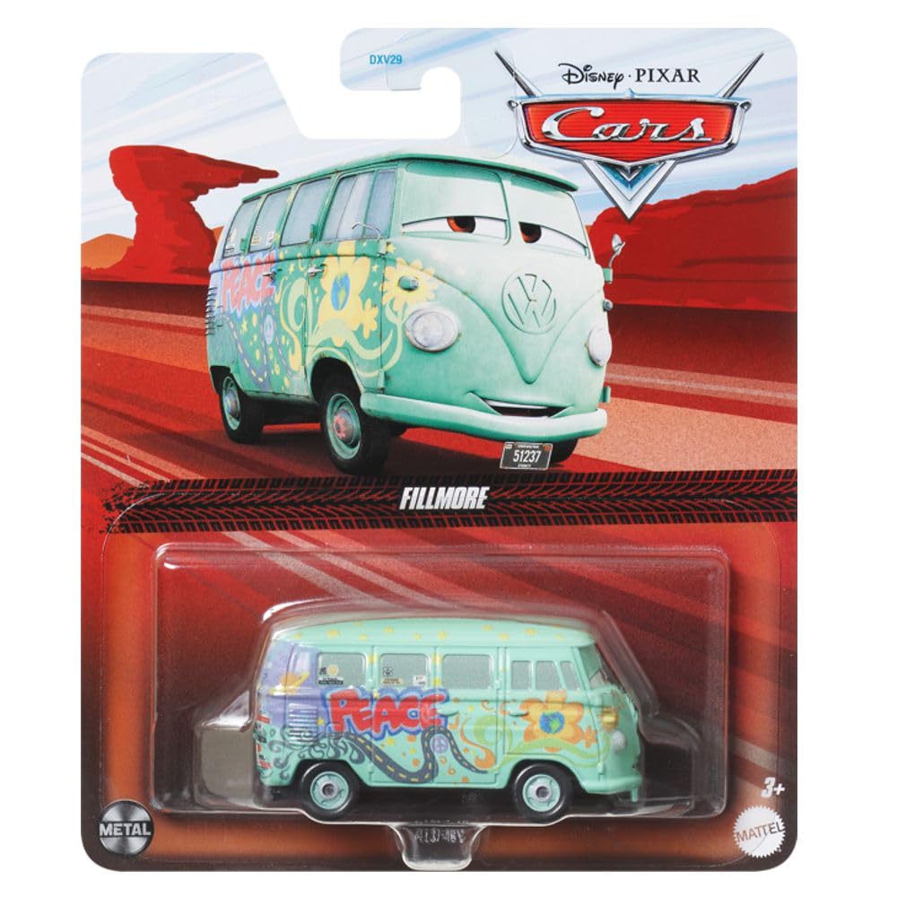 Mattel Fillmore FLL37 Disney Cars Cast 1:55 Samochody Pojazdy