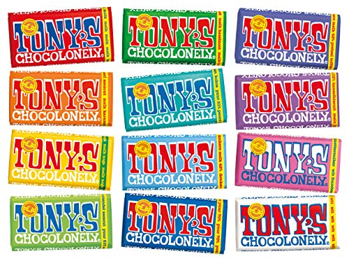 Tony's Chocolonely - Rainbowpack - 12 x 180 gram - 12 Verschillende Chocoladerepen - Fairtrade Chocolade - Image 3