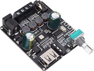 Placa Amplificadora de Potência Digital Estéreo de Alta Fidelidade, Boa Dissipação de Calor, Módulo Amplificador de Potência Estéreo de Proteção Variada para Home Theater