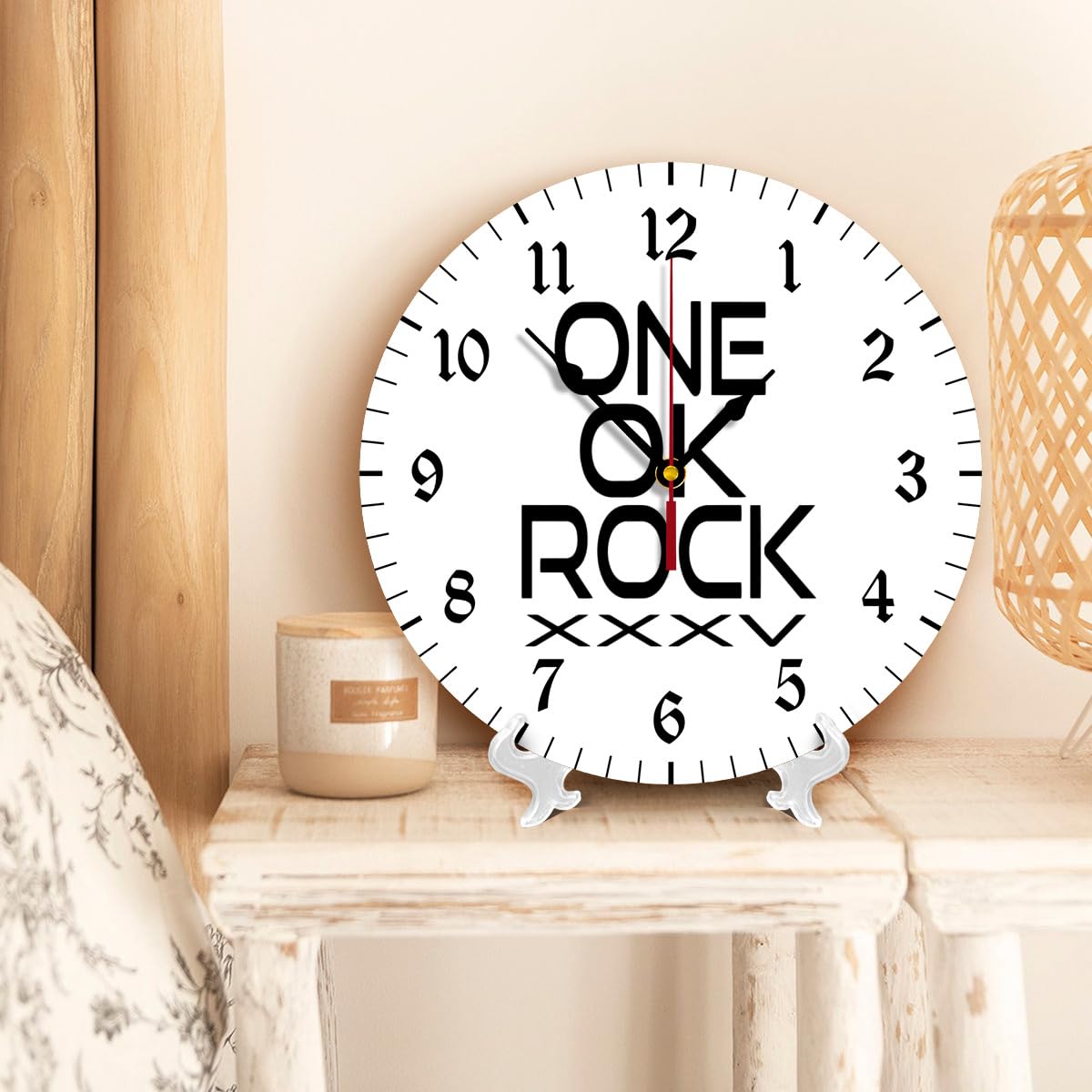 Amazon.co.jp: 掛け時計 ワンオクロック One Ok Rock 壁掛け時計 丸型