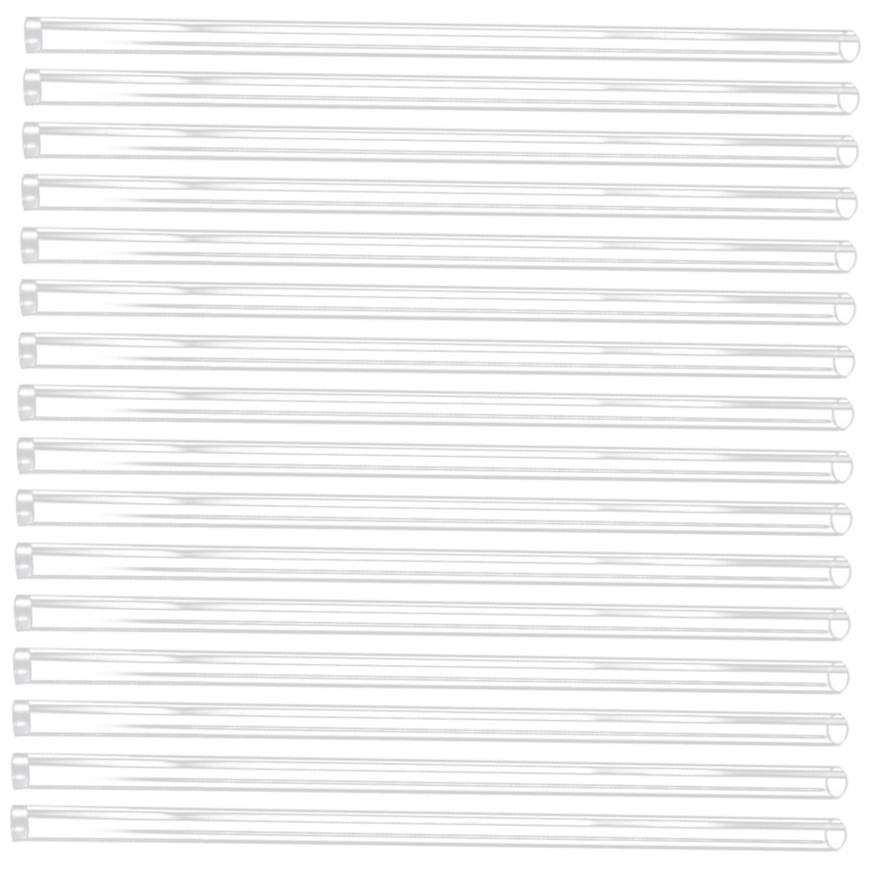 POPETPOP 100pièces Tubes Pour Lampes à Coque Transparent Pour Éclairage Extérieur Led Étanche Et Dimensions