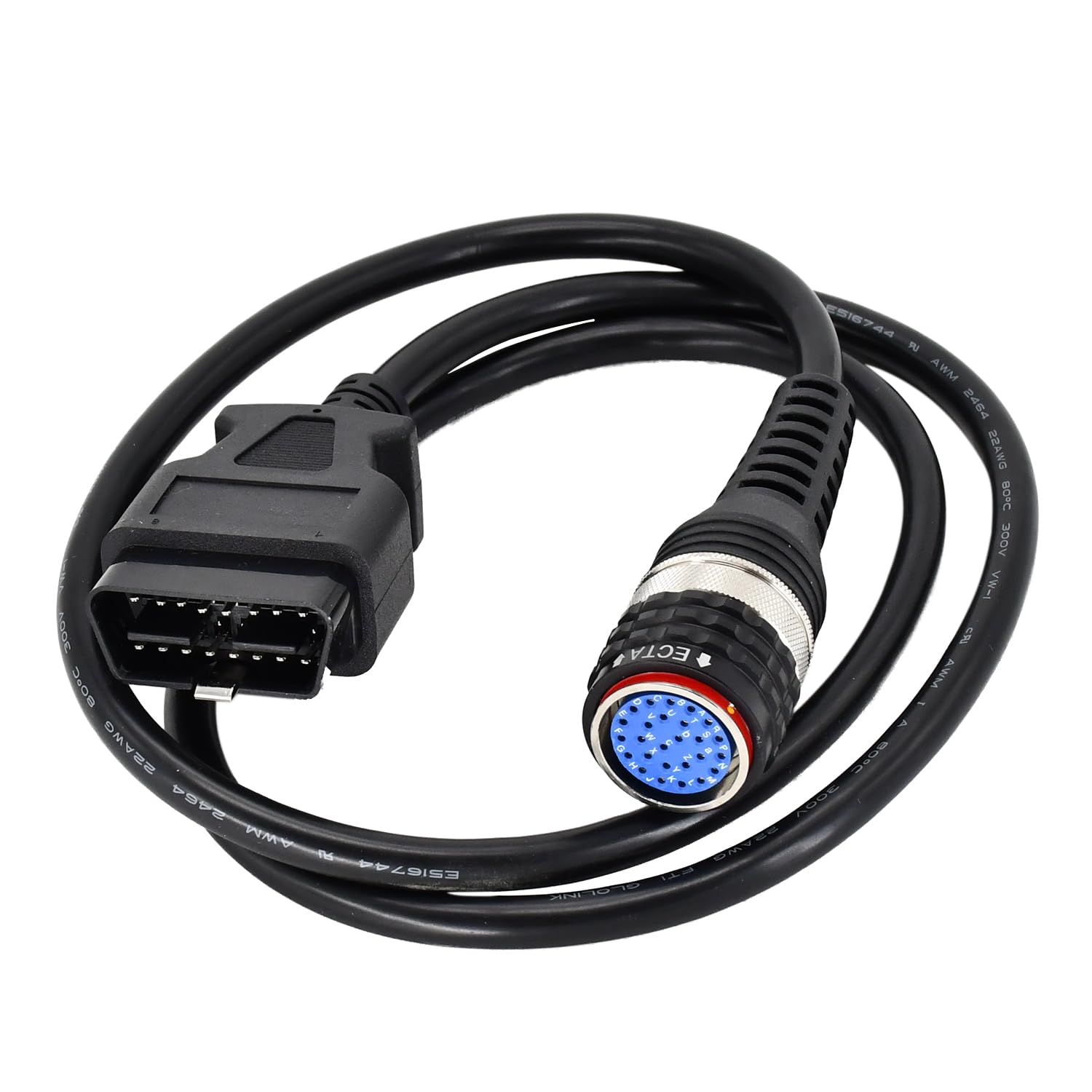 88890300 88894000 Câble de scanner de diagnostic automobile 88890304 OBD2 compatible avec pelleteuse Volvo EC160D EC140D EC220D EC250D EC300D Camion benne A25F A30F A40F Moteur D4 D6 D8 11 D11 3