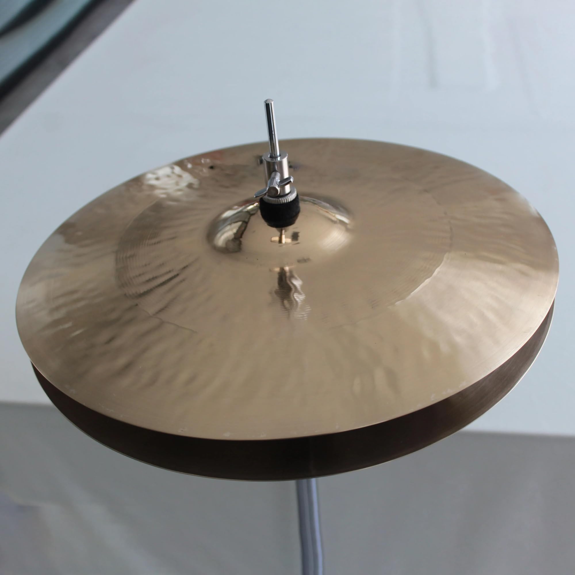 Cymbals Cymbale Professionnelle-hybride Charleston Cymbale 12-16 Pouces Deux Pièces Bronze Accessoires De Batterie De Cymbale Faits À La Main(15 Inch)