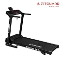 FITGUARD Treadmill by STAYFIT 4 HP Peak Motorised Treadmill for Home Use [ Max User Wt. 110kg | LCD Display | | 4 Level Manul Incline ] Heart Rate Sensor | Cardio Exercise gallery image