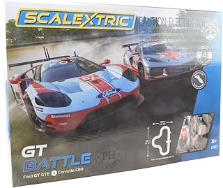 Scalextric/Premium Hobbies Sports Car Challenge - GT VS Corvette 1:32 Scale Slot Car Race Set C1444T