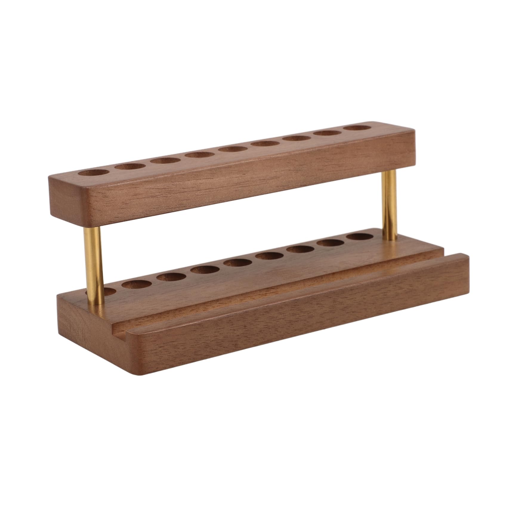 STOBOK 2stücke Acrylfarben Organizer Mit Pinselhalter Multifunktionales Holzregal Für Künstler Platzsparender Farbständer Für Sauberes Und Organisiertes Malen Für Büro Und Atelier