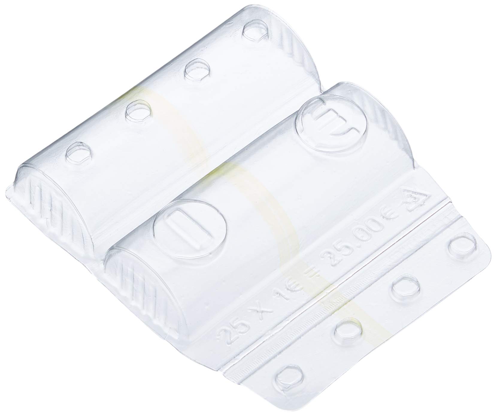 Blister Per Monete 1 Euro - Confezione Da 50 Pezzi Con Fascia Gialla - Foto 7