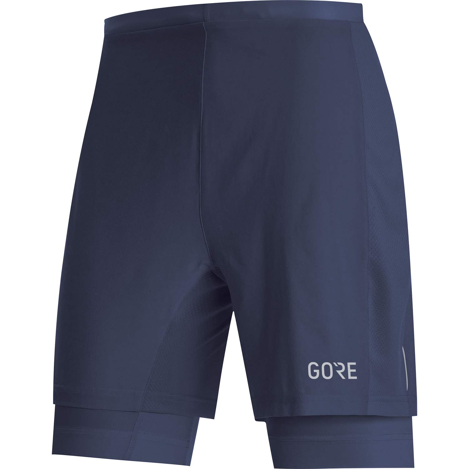 GORE WEARR5 2-in-1 Men's Running Shorts, S, Orbit Blue