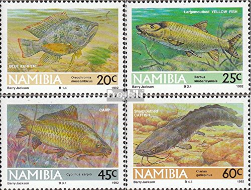 Prophila Collection Namibia - Southwest Michel.-No..: 719-722 (Completa Edizione) 1992 Südwasserfische (Francobolli per i Collezionisti) Acqua Animali