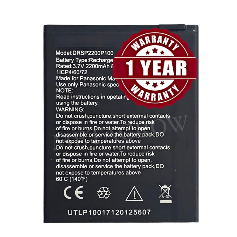 Image of Original DRSP2200100 Battery Compatible for Panasonic P100 - (2200mAh) - 1 Year Warranty JK1