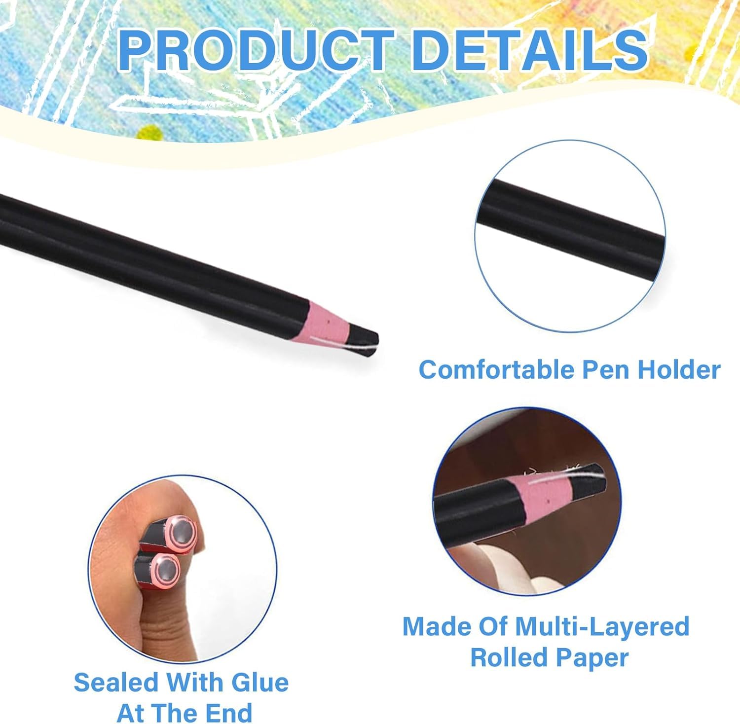 12pcs Grease Pencils Wax China Marker Pencils - Image 3