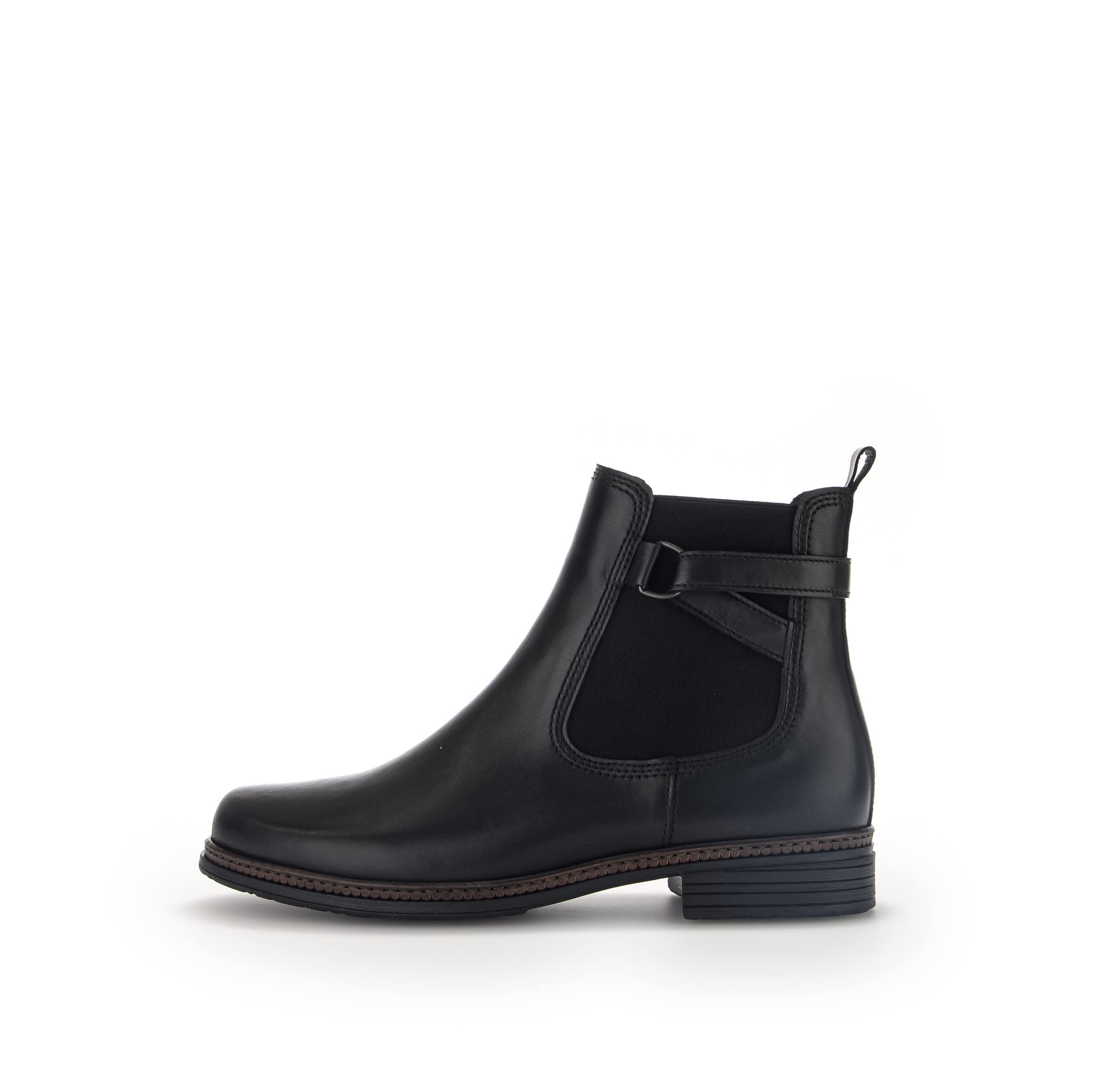 Gabor Damen Chelsea Boots 34.670 Stiefeletten, Frauen Stiefel Wechselfußbett Best Fitting Rauleder Blockabsatz 3 cm Halbschaft Normale Weite F Reißverschluss
