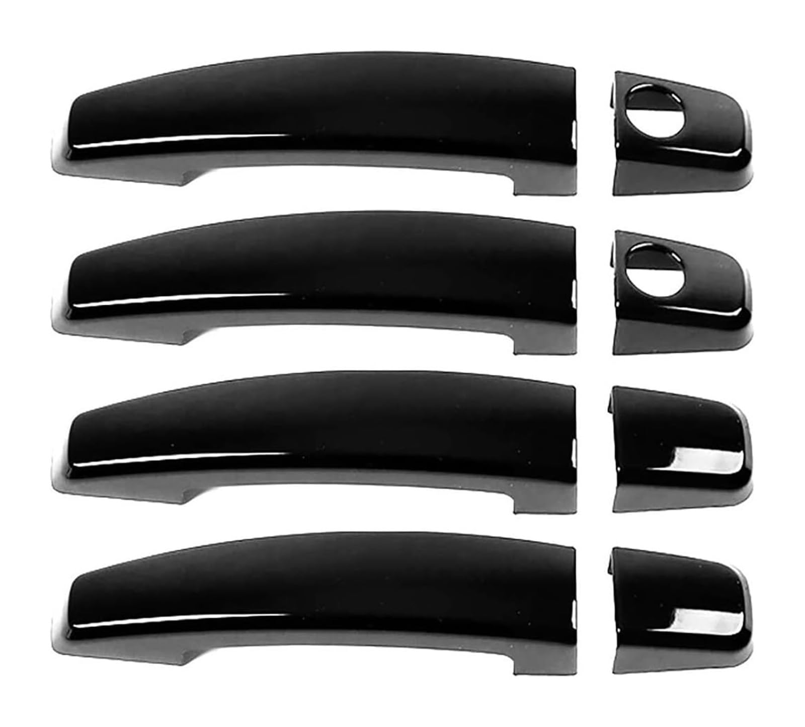 Ysbvblrmrv Bright Black Car Outside Door Handle Cap For Buick Lacrosse Dual Hole Door Handle Cover - Anti-Scratch Protective Upgrade Kit Bowl Modification 2009-2016(Bright Black)