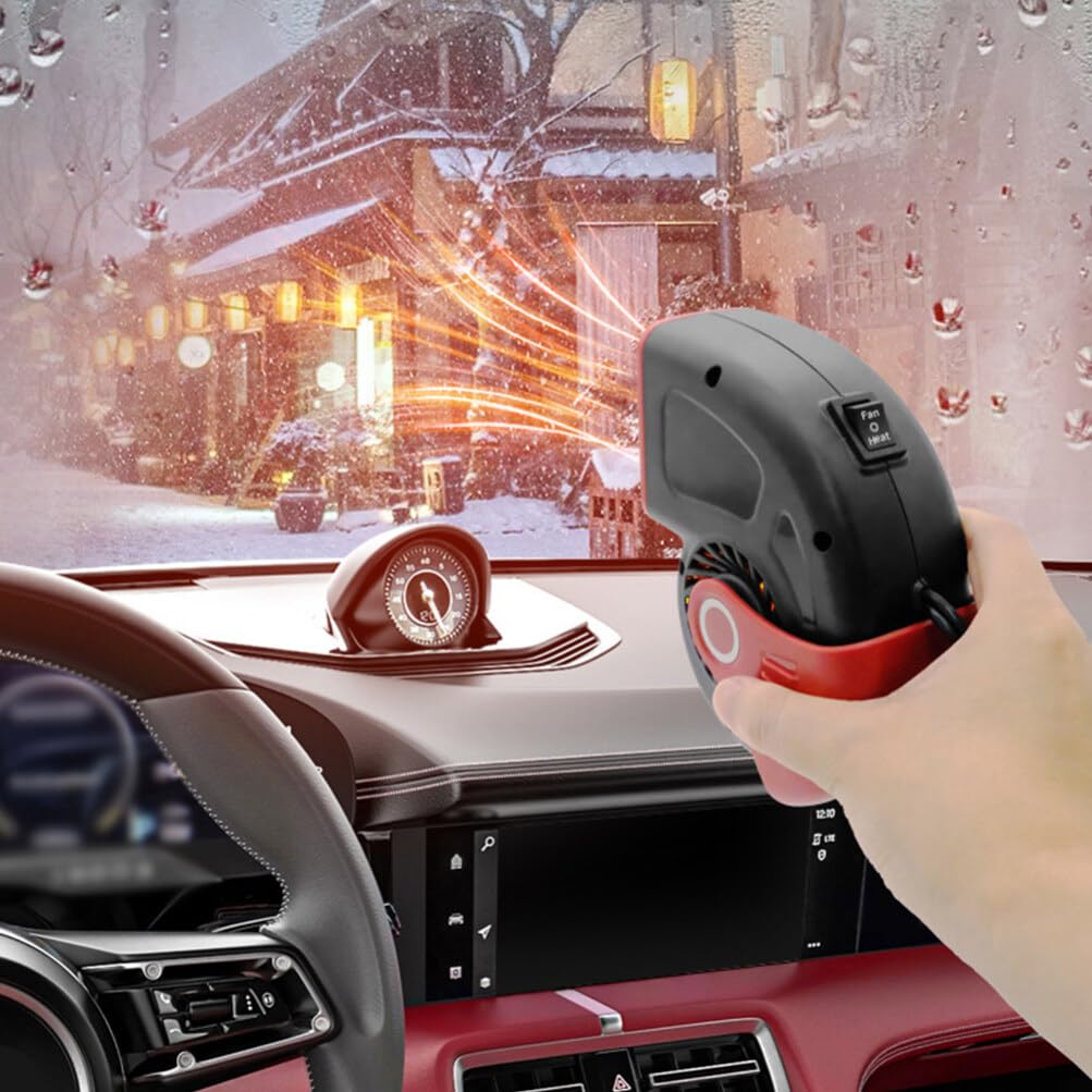 Calentador De Coche 12V Portátil - Desempañador De Parabrisas, Para Invierno En Coches, Furgonetas Y Caravanas