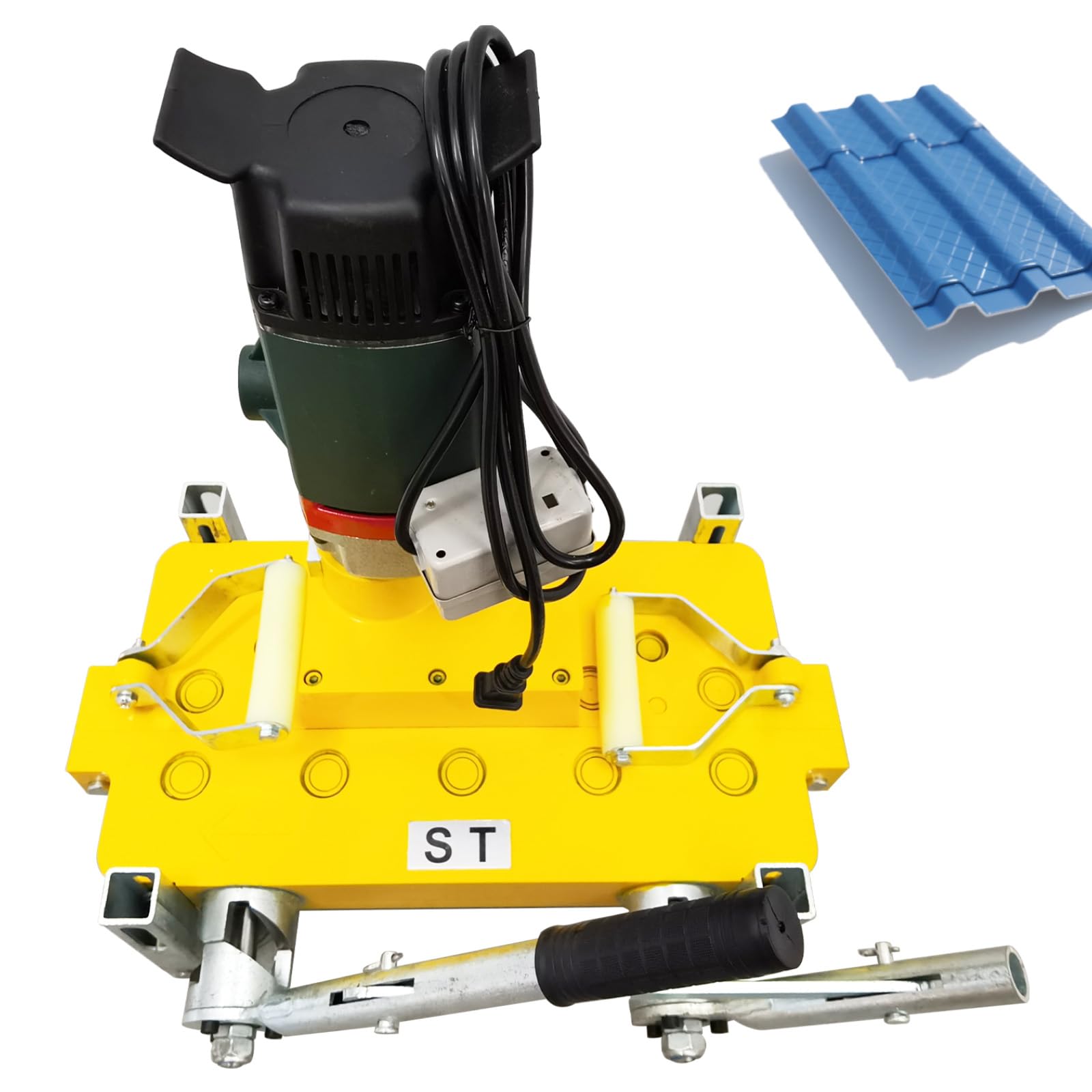 WYDDDARY Portable Standing Seam Machine 15-20m/min, 360° Seam Roof Panel Roll Forming Machine for Color Steel Tile Edge 470/475 panel model AC220V