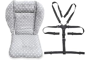 Baby High Chair Safety Seat Harness Cover 5 Point Harness