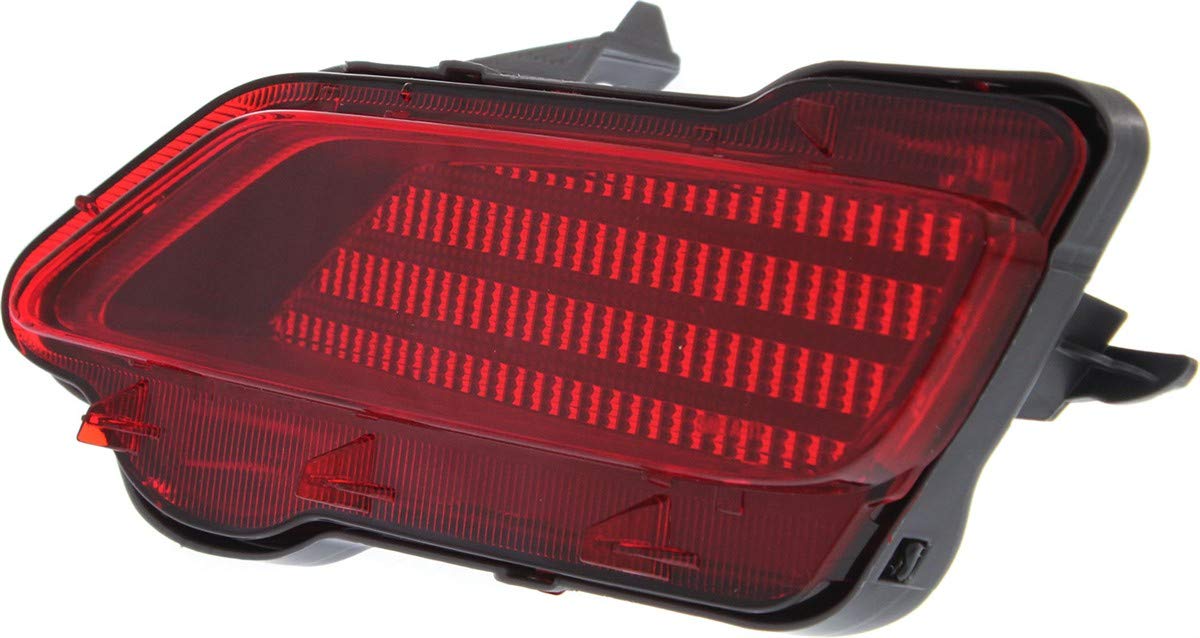 Garage-Pro Bumper Reflector Compatible with 2013-2015 Toyota RAV4 Rear, Passenger Side