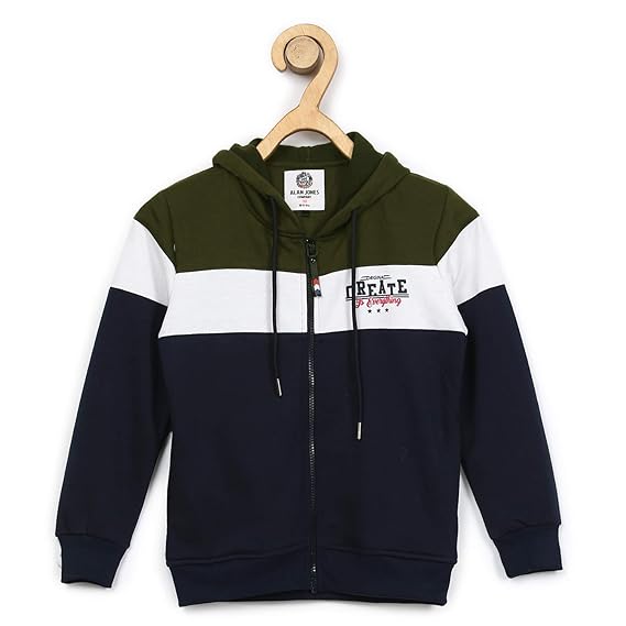 Alan Jones Clothing Boys Polycotton Hooded Sweatshirt