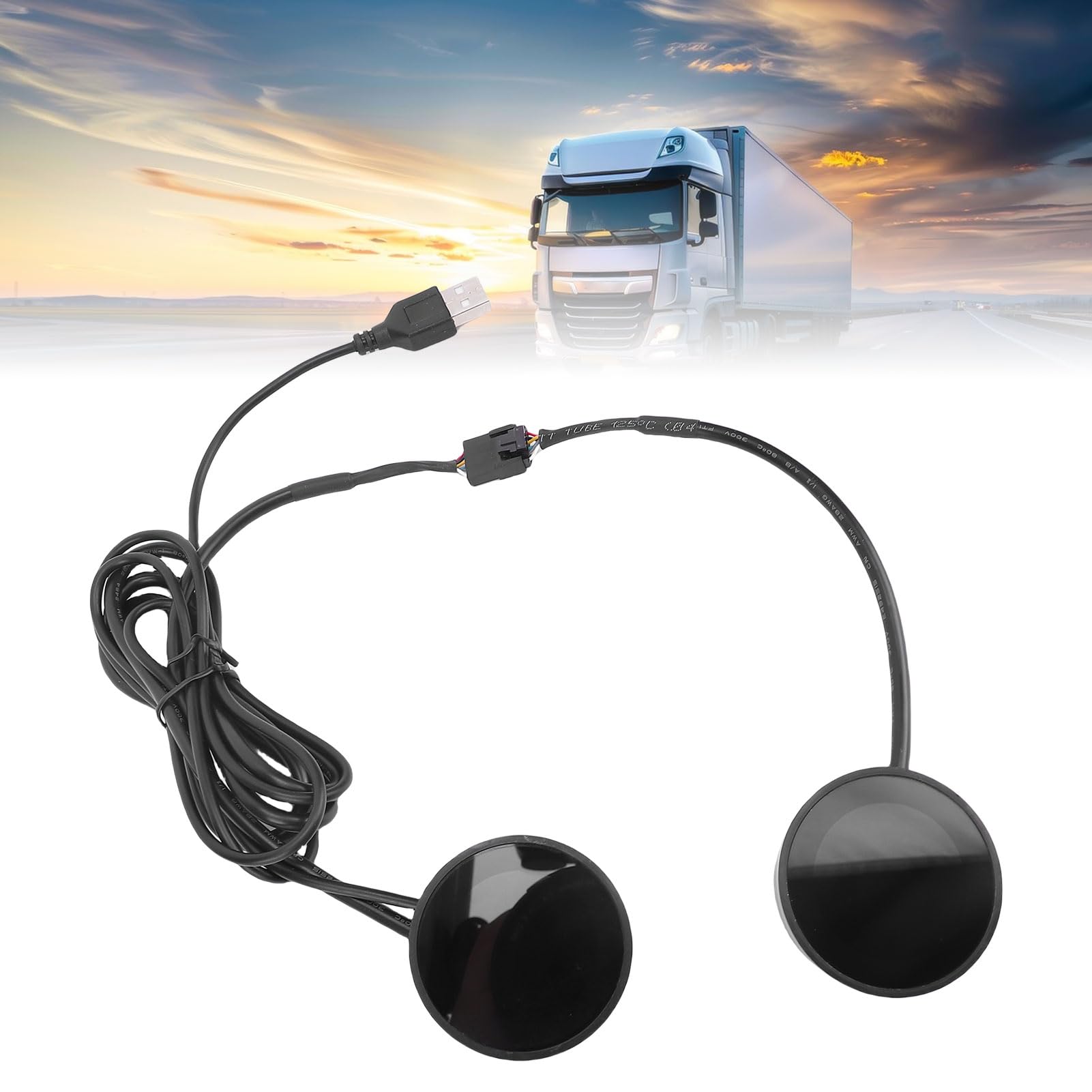 Sxhlseller Devil Eyes Light für Auto, USB -Dämon -Scheinwerfer mit Anpassbaren Augenmustern, Wasserdicht