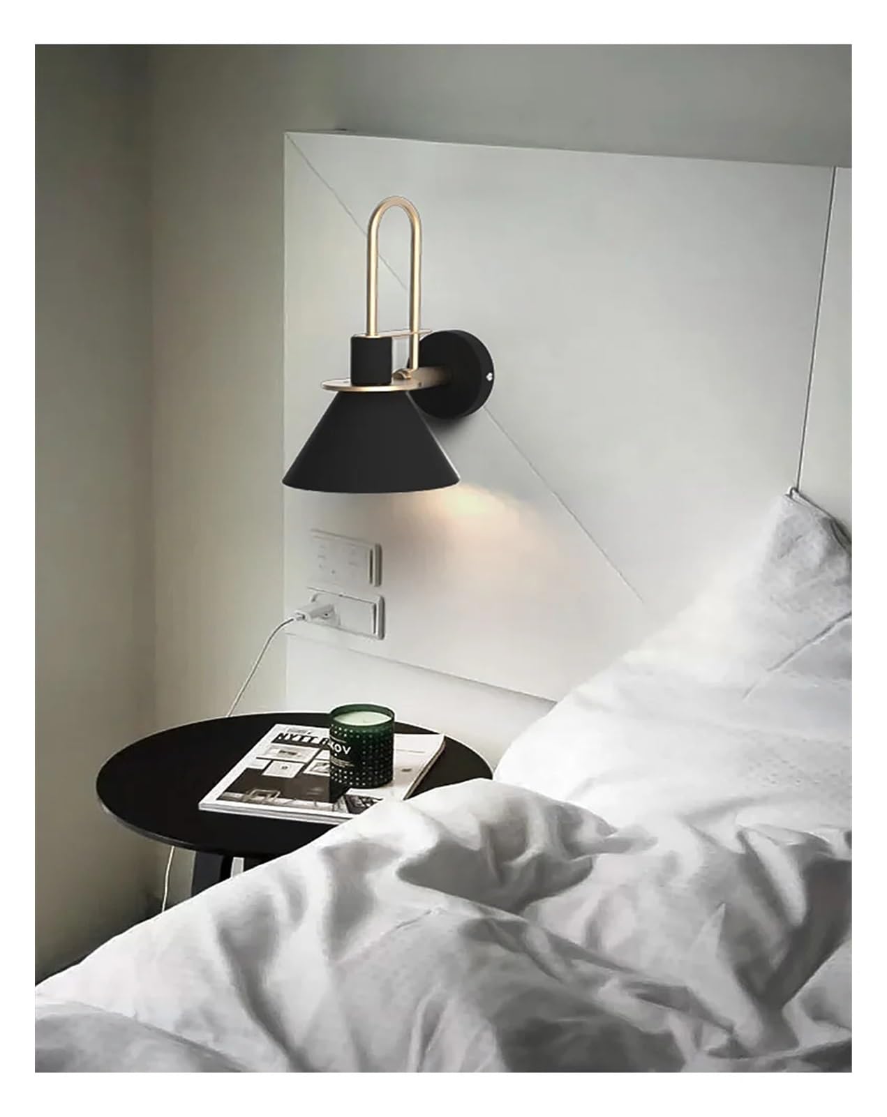Lampade da Parete per Camera da Letto, lampade industriali E27 in Ferro per Soggiorno, Camera da Letto, Illuminazione nordica da Comodino, apparecchi per Il Bagno, specchi, luci AE