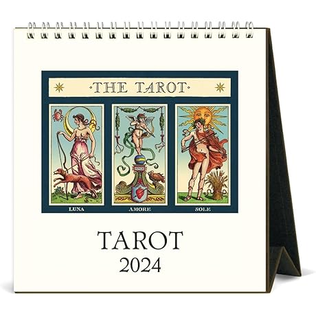 Cavallini 2024 Tabletop Tarot Calendar