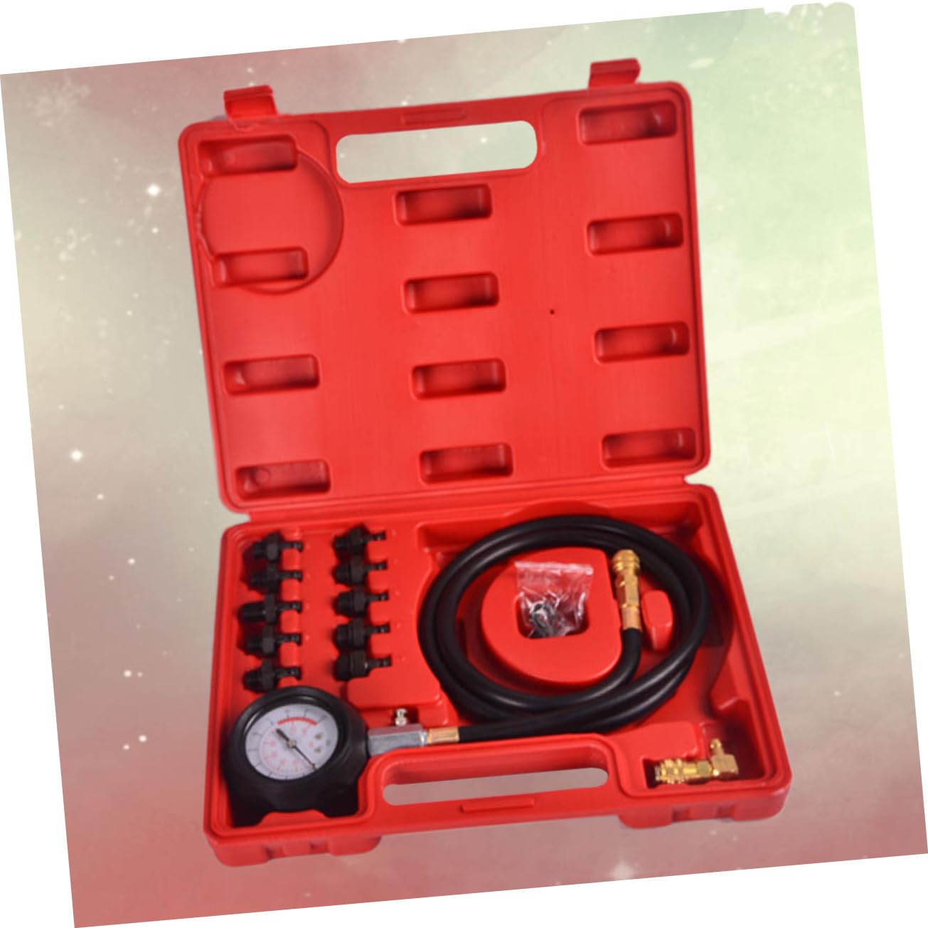 Manómetro Aceite Motor Kit Comprobación Adaptador Grados Manguera Accesorios para