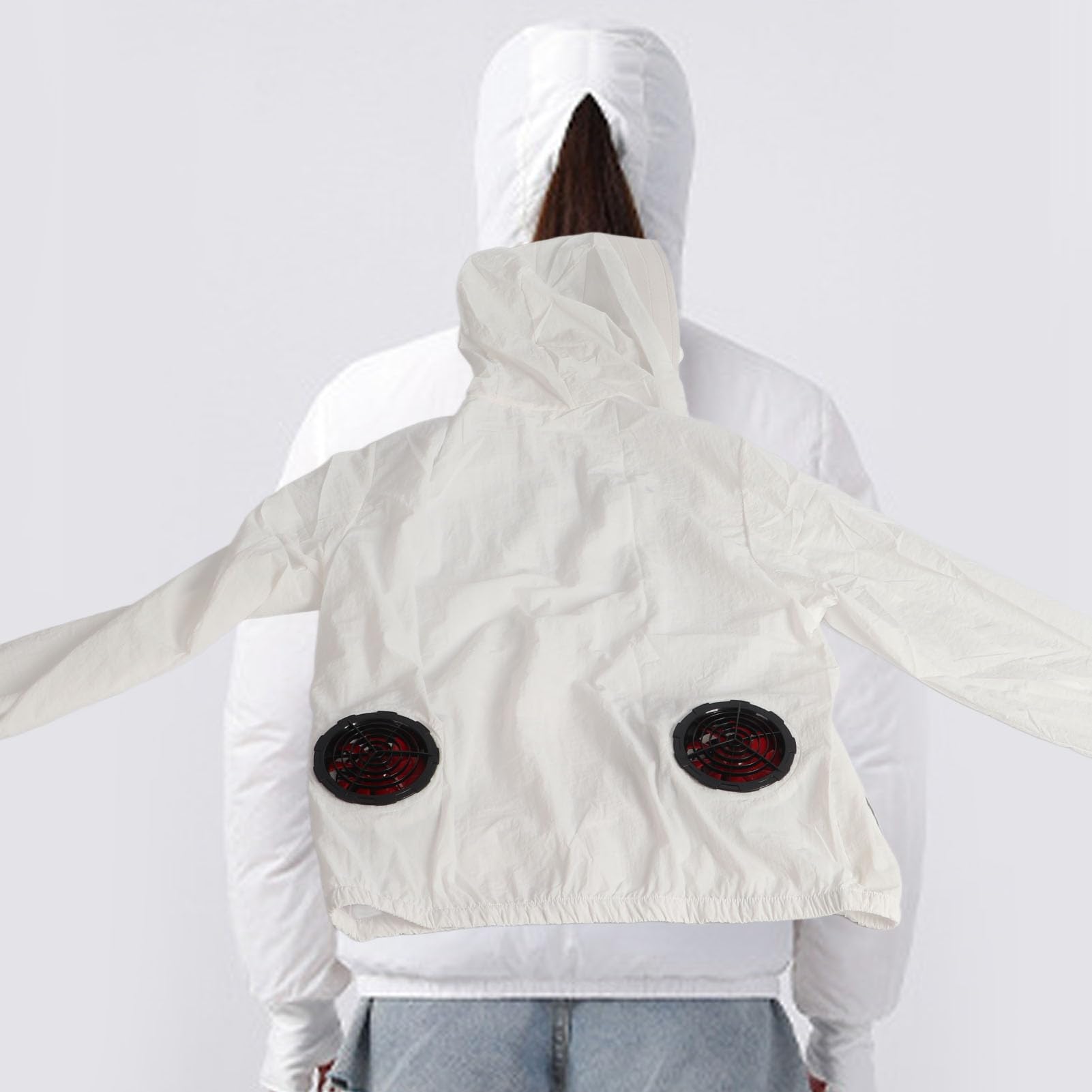 Veste de Refroidissement USB Ventilateur 3 Vitesses Tissu Respirant Résistant for Activités en Plein Air