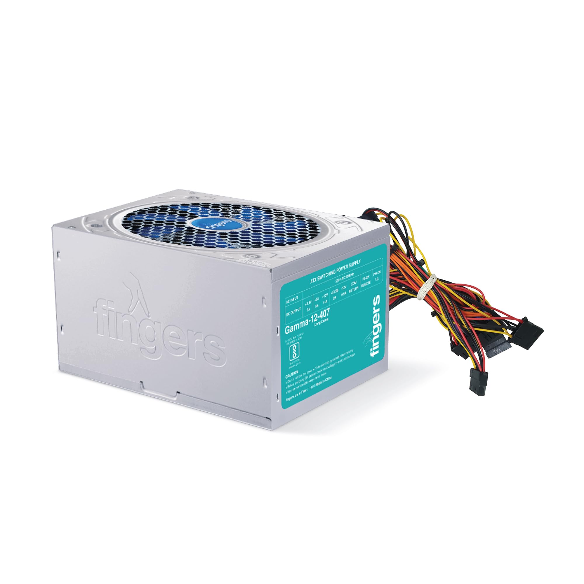 FINGERS Gamma-12-407 Long Cable High Efficiency Power Supply SMPS (250 W Power Delivery | Bundled with 12 cm Fan)-image-10