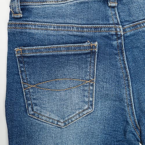KIDSCOOL SPACE Girls Jeans,Little Big Elastic Band Inside Stretchy Micro Flared Boot Cut Denim Pants4