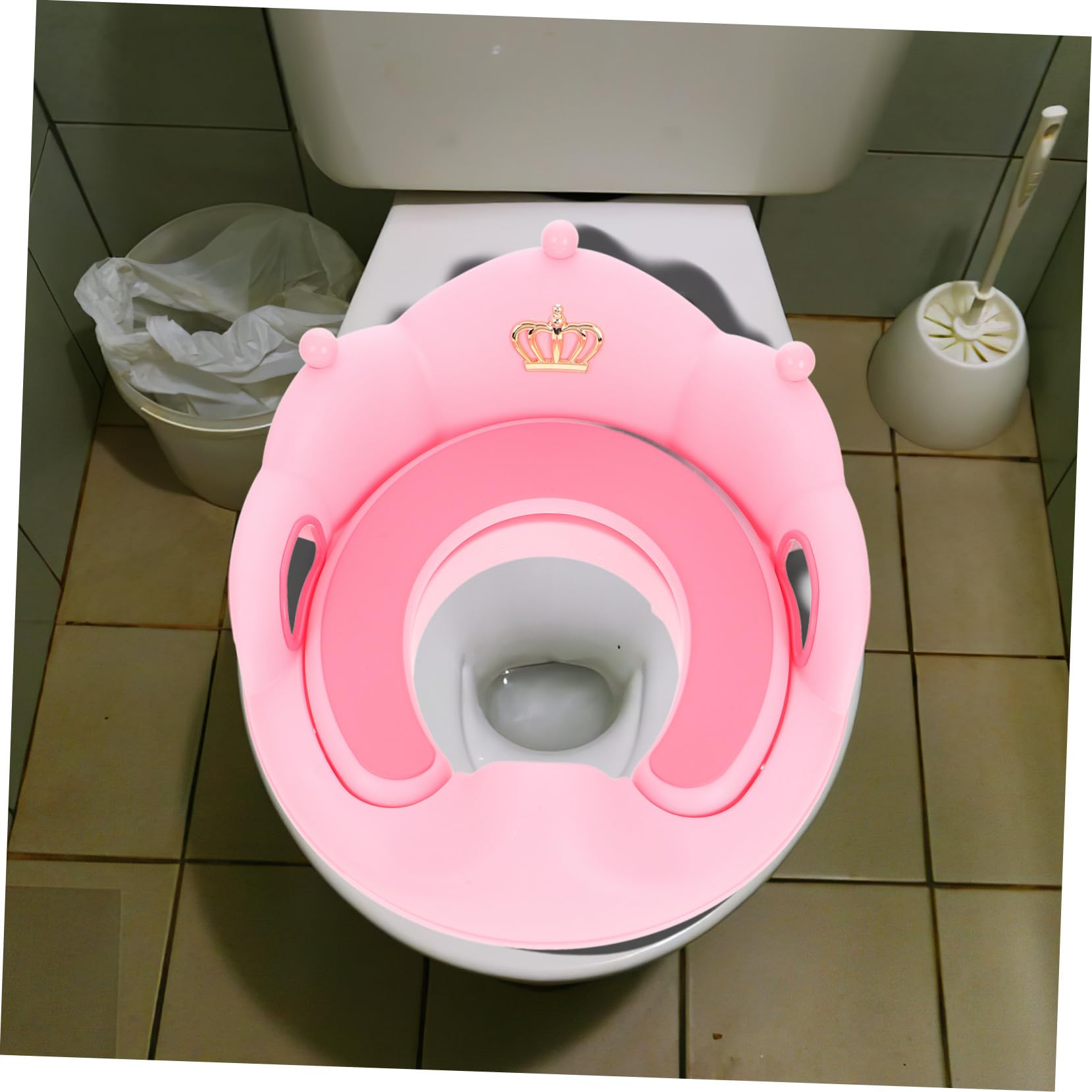 Beaupretty Asiento de Inodoro para Reductor Wc de Aprendizaje con Cojín Desmontable para Orinal Portátil de Viaje y Uso Casa