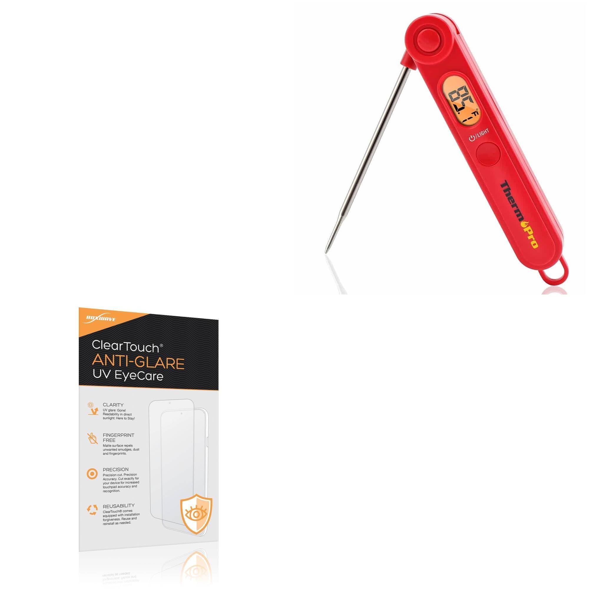 BoxWave Screen Protector Compatible With ThermoPro TP03 - ClearTouch Anti-Glare Anti-UV EyeCare (2-Pack), Filters out Harmful Blue Light Reduce Fatigue