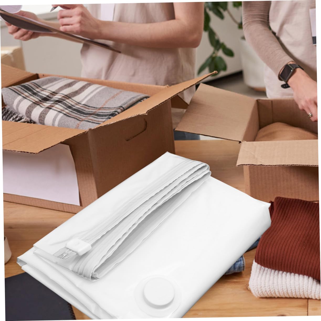 2 Stück Matratzen Kompressionsbeutel aus Pa Pe für Umzüge 180x100 Cm | Großes Fassungsvermögen, Wiederverwendbar, Vakuumversiegelung und Feuchtigkeitsschutz, für Keller und Schränke