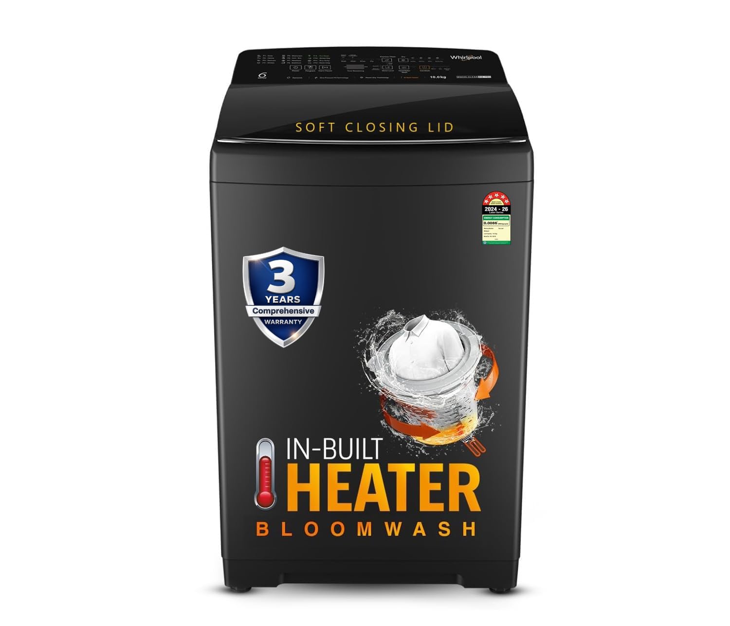 Whirlpool 10 Kg 5 Star MAGIC CLEAN BW PRO Heater Fully Automatic Top Load Washing Machine (MAGIC CLEAN BW PRO H 10 KG Mn GREY 10YMW with In-Built Heater, 2025)-image-45