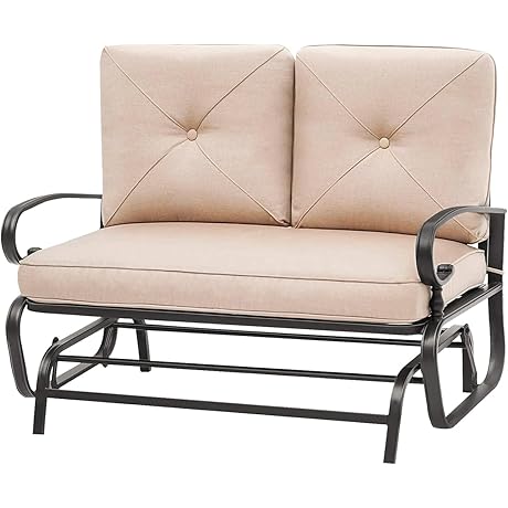 Oakmont Outdoor Glider Rocking Bench: Perfect Patio Companion