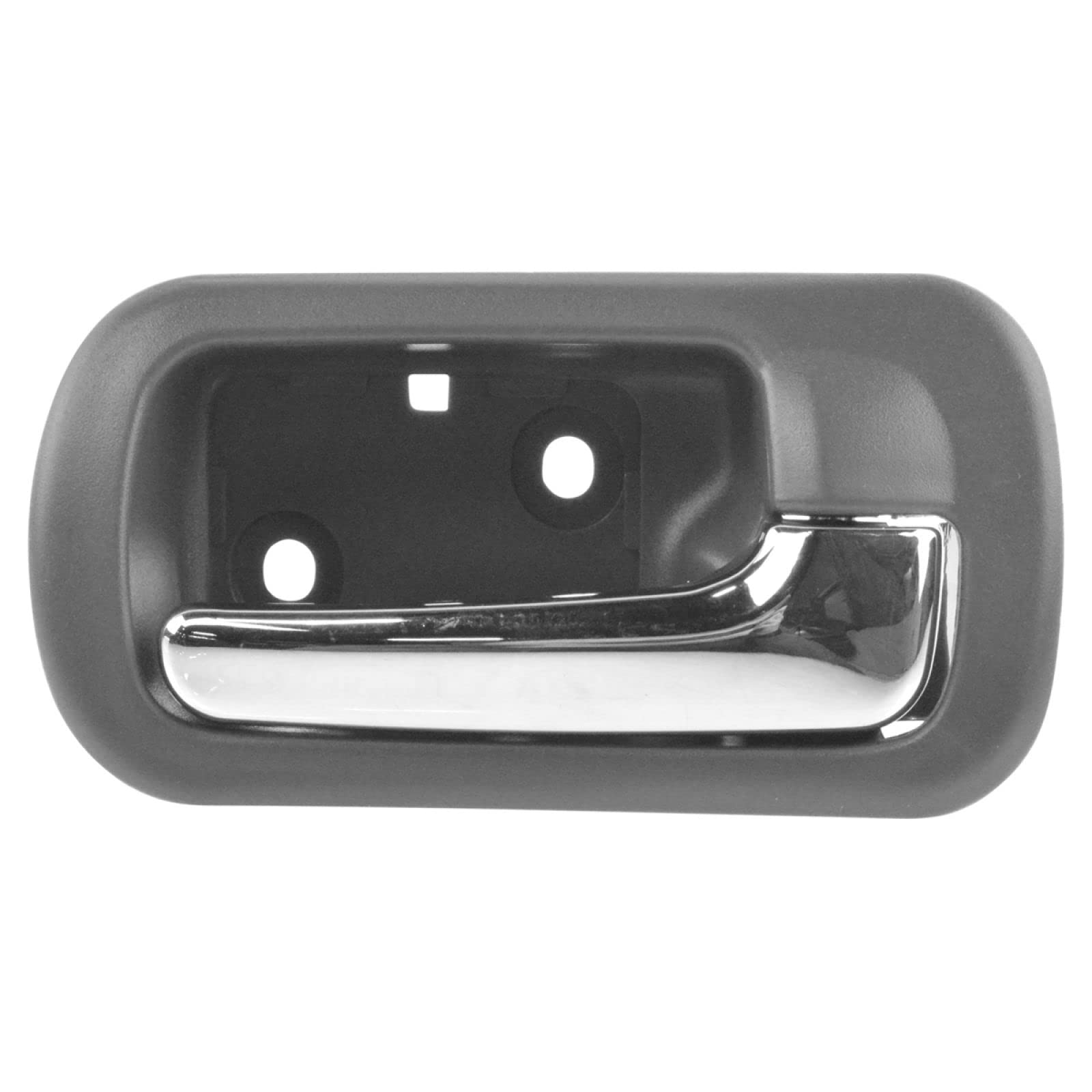 Trq Rear Chrome & Taupe Inside Door Handle Passenger Right Rh Compatible With 01-05 Honda Civic